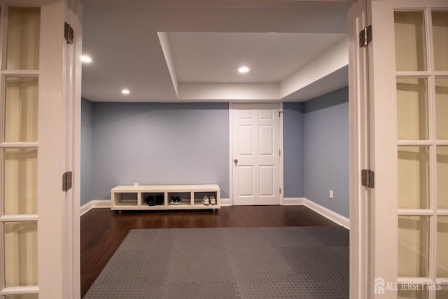 29 Mitchell Dr, Monroe, NJ 08831 - mudroom with wood finished floors and recessed lighting