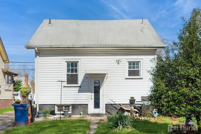 view of back of property