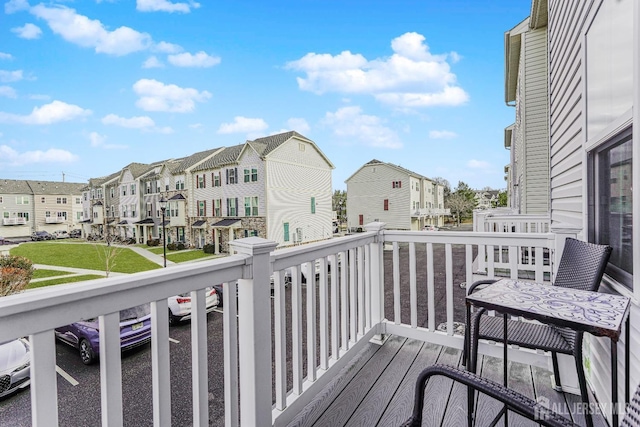 606 Bayside Ct, South Amboy, NJ 08879 - balcony featuring a residential view
