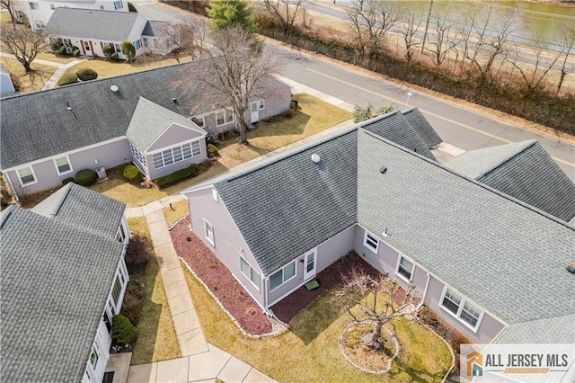 birds eye view of property featuring a residential view