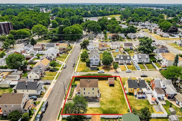 bird's eye view featuring a residential view