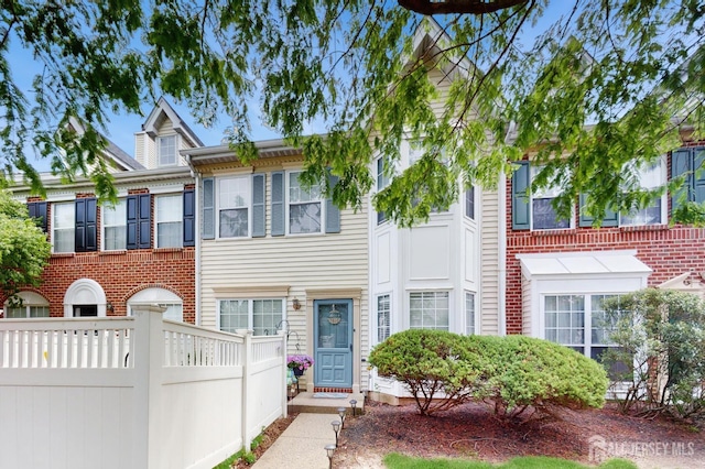 28 Clay St, North Brunswick, NJ 08902 - view of property featuring fence
