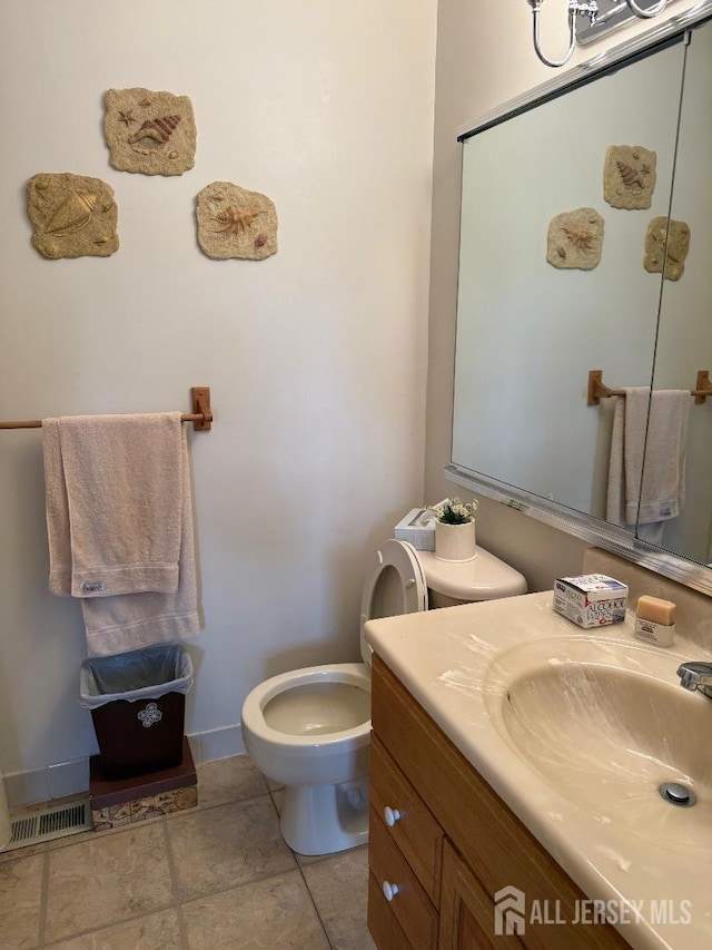 362 Minstrel Ct Unit 362, Old Bridge, NJ 08857 - bathroom with vanity, toilet, and baseboards