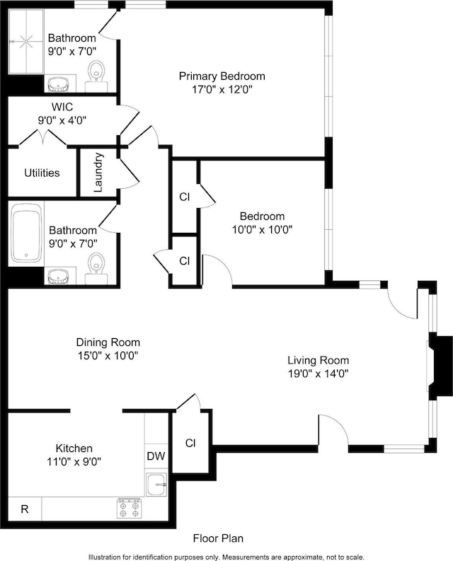 1 Lackland Ave, Piscataway, NJ 08854 - view of floor plan / room layout