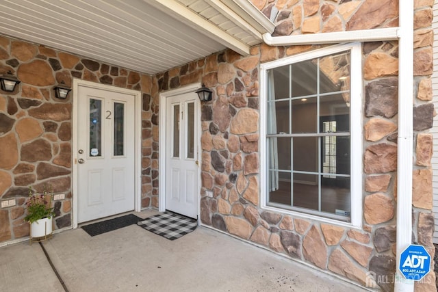 1 Lackland Ave, Piscataway, NJ 08854 - property entrance with stone siding