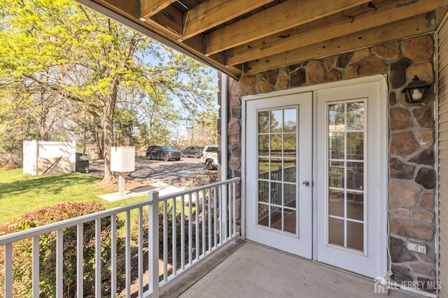 1 Lackland Ave, Piscataway, NJ 08854 - balcony with french doors