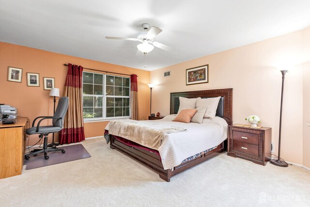 183 Driscoll Ct, Franklin Twsp, NJ 08873 - carpeted bedroom featuring baseboards and ceiling fan