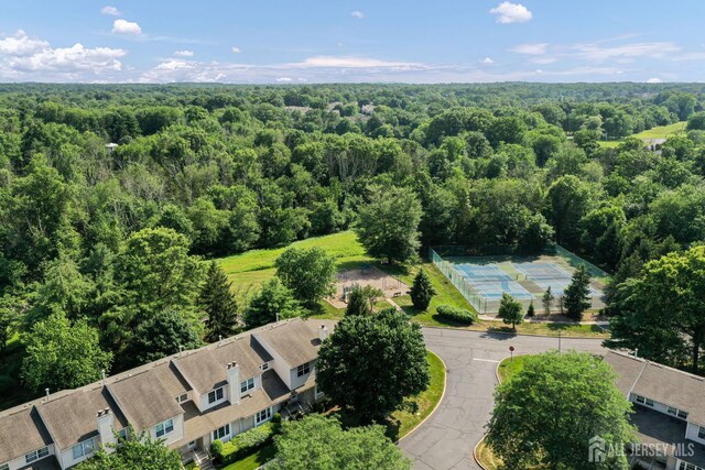 183 Driscoll Ct, Franklin Twsp, NJ 08873 - bird's eye view of a heavily wooded area