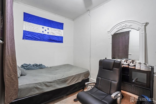 264 Washington St, Perth Amboy, NJ 08861 - bedroom featuring crown molding