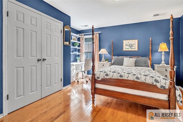 2 Danser Dr, Cranbury, NJ 08512 - bedroom featuring light wood finished floors and a closet
