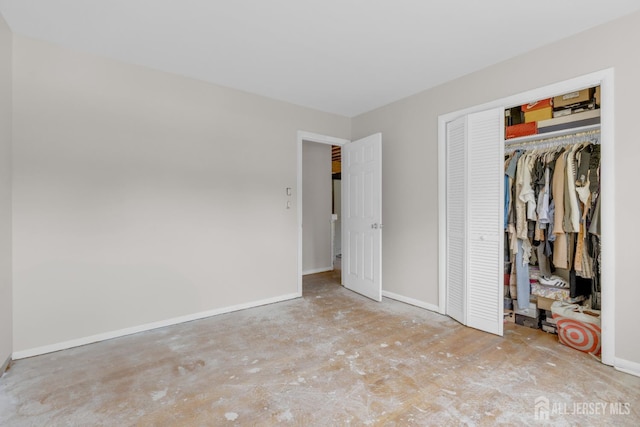 1595 Amwell Rd, Franklin Twsp, NJ 08873 - unfurnished bedroom with baseboards and a closet