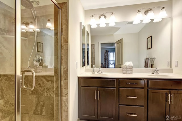 2206 Stelmaszek Rd, Sayreville, NJ 08859 - bathroom with double vanity and a stall shower
