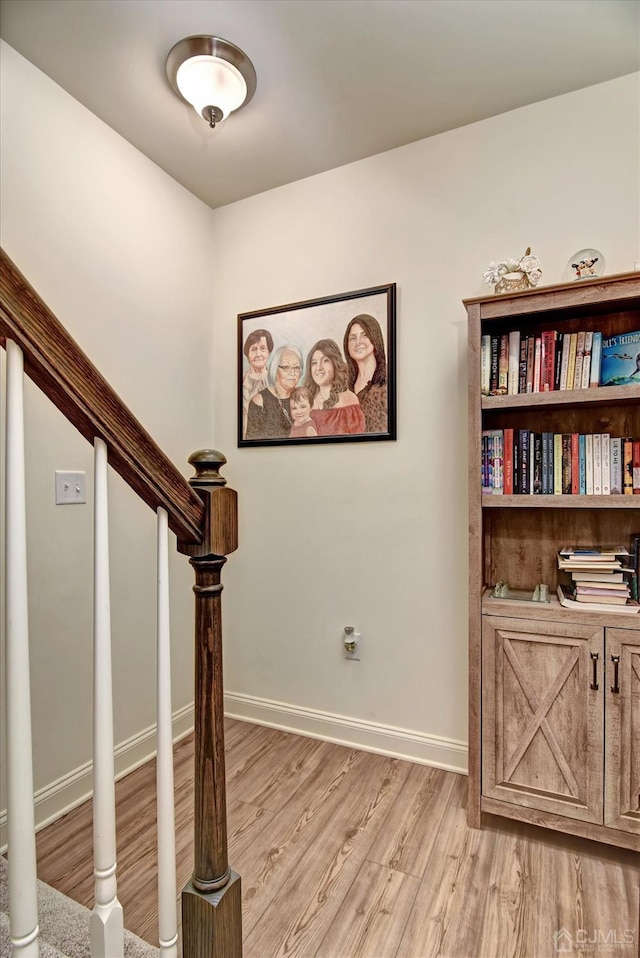 2206 Stelmaszek Rd, Sayreville, NJ 08859 - stairway featuring wood finished floors
