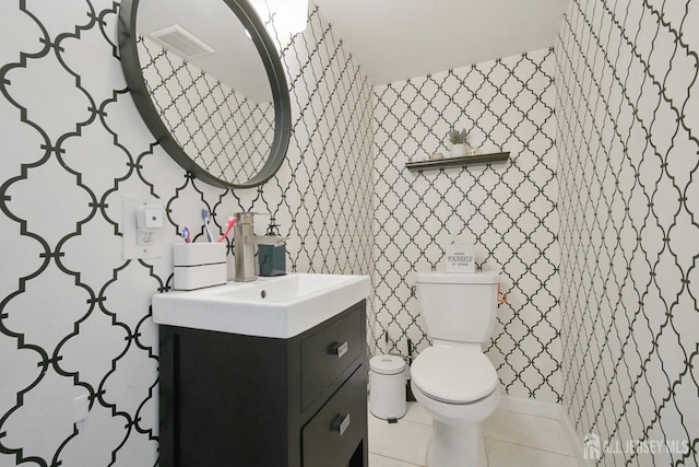 51 Greenbrook Rd, Middlesex, NJ 08846 - bathroom with vanity and tile patterned flooring