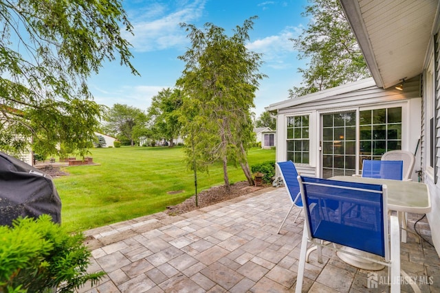 152 Chatham Dr Unit A, Monroe, NJ 08831 - view of patio / terrace with outdoor dining area