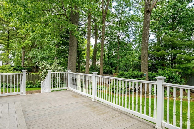 4 Bodnarik Rd, Edison, NJ 08837 - deck with a lawn and view of scattered trees