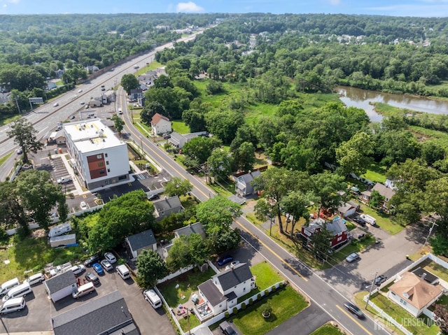 104 Old Matawan Rd, Old Bridge, NJ 08857 - aerial view of a heavily wooded area and a nearby body of water