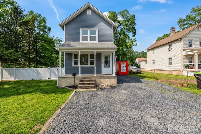 104 Old Matawan Rd, Old Bridge, NJ 08857 - traditional-style house with covered porch