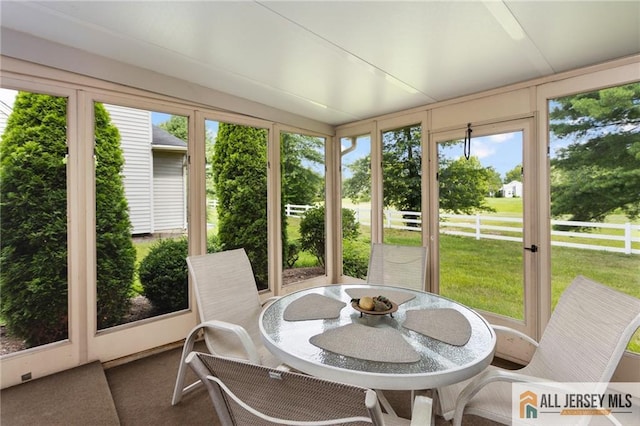 29 Ethan Allen Dr Unit B, Monroe, NJ 08831 - sunroom with vaulted ceiling