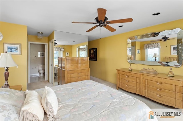 29 Ethan Allen Dr Unit B, Monroe, NJ 08831 - bedroom featuring light colored carpet and connected bathroom