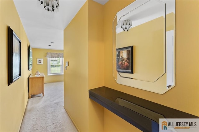 29 Ethan Allen Dr Unit B, Monroe, NJ 08831 - hall with carpet