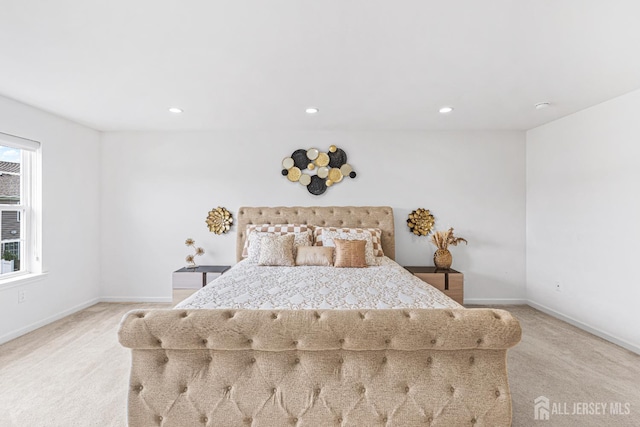 18 Larkspur Ln, Monroe, NJ 08831 - bedroom featuring light carpet and recessed lighting