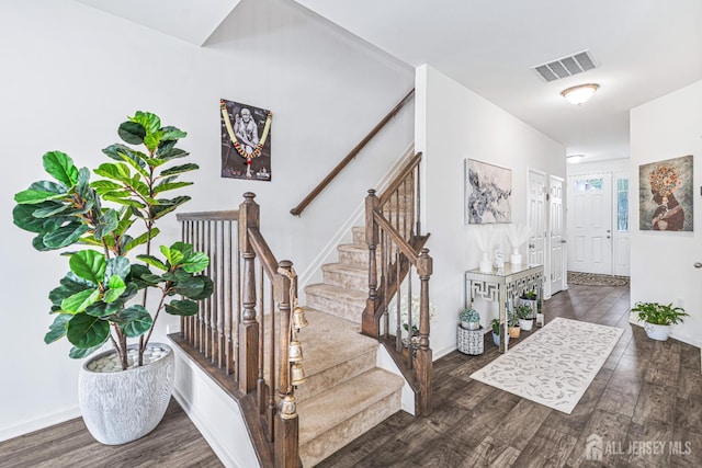 18 Larkspur Ln, Monroe, NJ 08831 - foyer entrance featuring wood finished floors and stairway