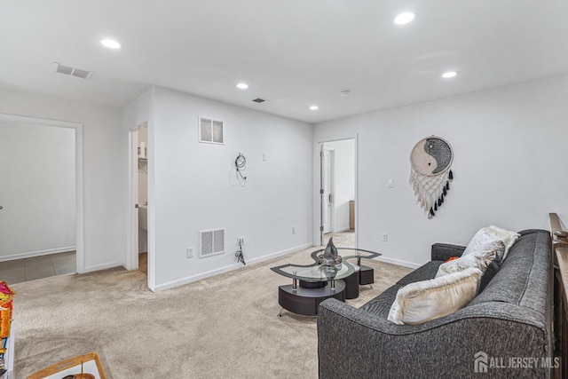 18 Larkspur Ln, Monroe, NJ 08831 - living room with recessed lighting and carpet flooring