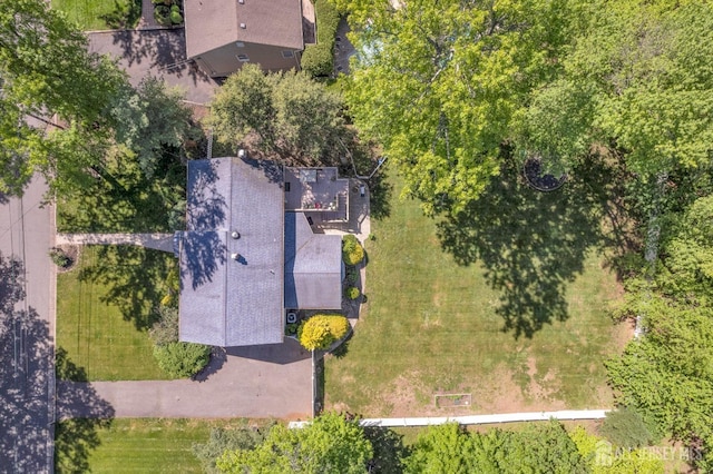 view from above of property