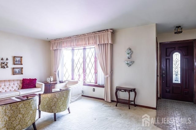 268 E Iselin Pkwy, Iselin, NJ 08830 - carpeted living room featuring baseboards