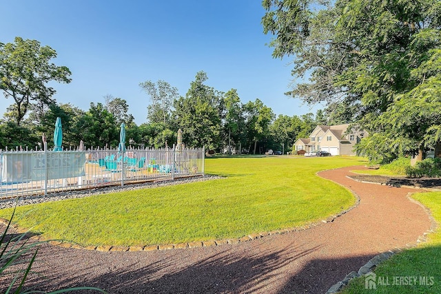 234 W Church St, Gloucester Twp, NJ 08012 - surrounding community featuring a yard, fence, and a pool