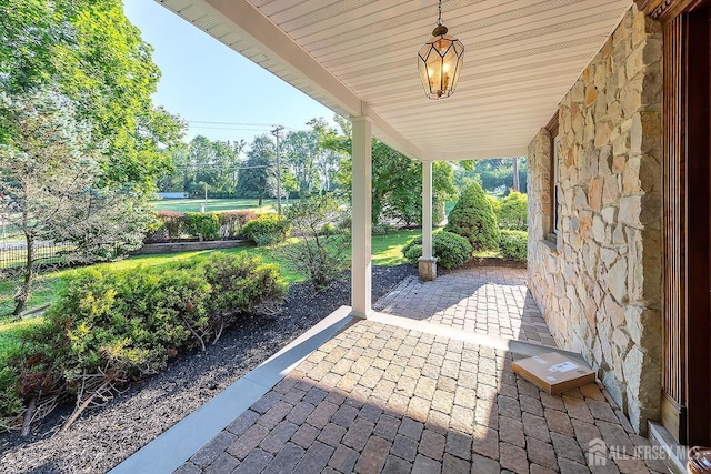 234 W Church St, Gloucester Twp, NJ 08012 - view of patio with a porch