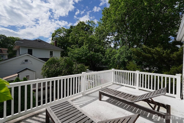 369 N Main St, Milltown, NJ 08850 - view of wooden terrace