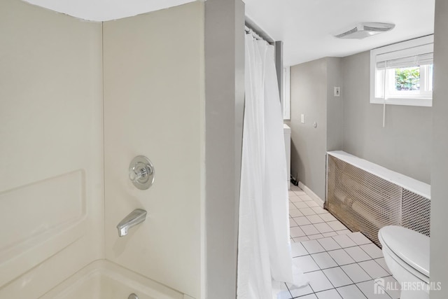369 N Main St, Milltown, NJ 08850 - bathroom featuring tile patterned flooring and curtained shower