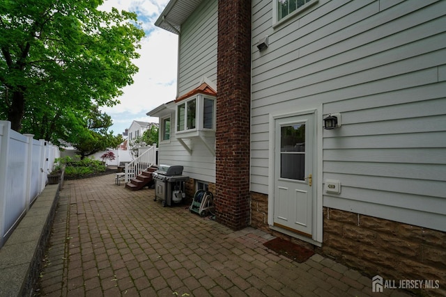 369 N Main St, Milltown, NJ 08850 - view of patio featuring a grill