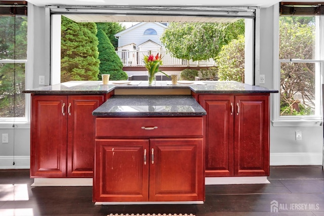 369 N Main St, Milltown, NJ 08850 - bar area featuring plenty of natural light and dark wood-style flooring