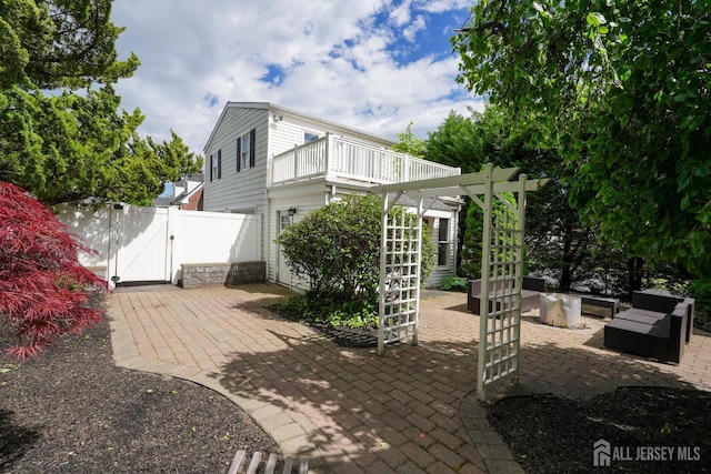 369 N Main St, Milltown, NJ 08850 - patio / terrace with a gate and a patio area