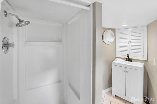369 N Main St, Milltown, NJ 08850 - full bath with tile patterned flooring and a shower