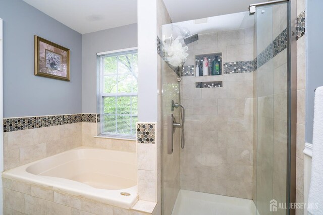 108 Jared Dr, North Brunswick, NJ 08902 - full bath with a bath and a stall shower