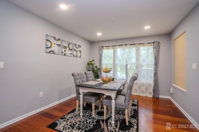 108 Jared Dr, North Brunswick, NJ 08902 - dining room with wood finished floors and recessed lighting