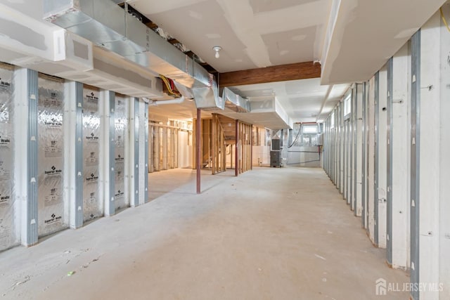 view of basement