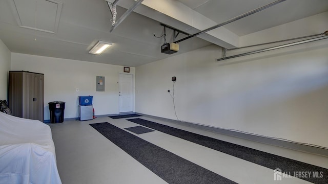 741-B Nautilus Ct Unit B, Monroe, NJ 08831 - garage with electric panel and a garage door opener