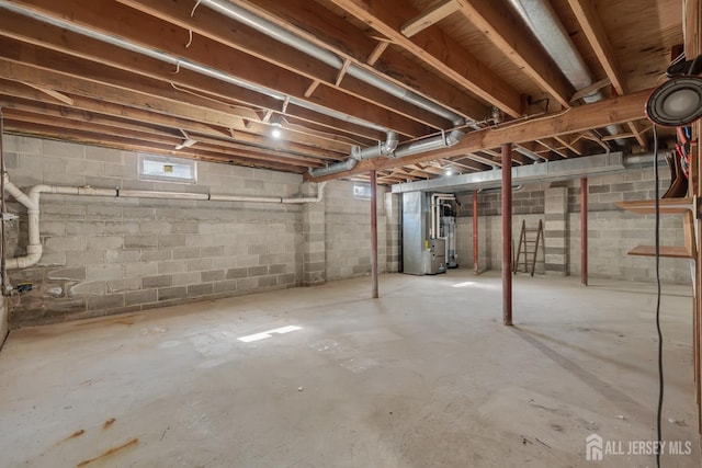 136 Carroll Ave, Woodbridge Proper, NJ 07095 - below grade area with heating unit