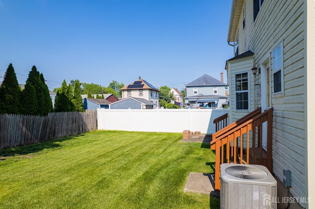 136 Carroll Ave, Woodbridge Proper, NJ 07095 - fenced backyard with a residential view