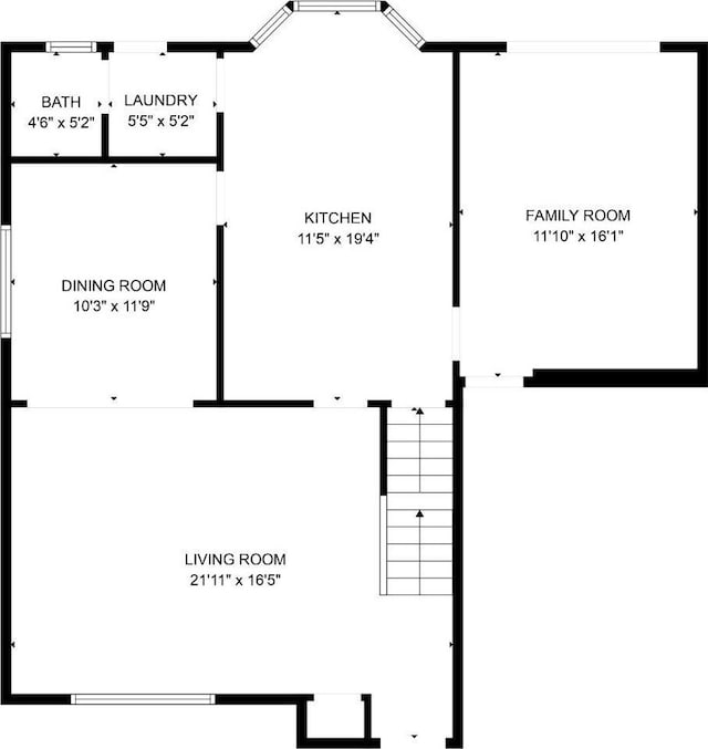 136 Carroll Ave, Woodbridge Proper, NJ 07095 - view of property floor plan