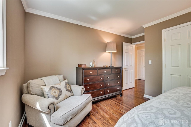 4 Hollis Rd, East Brunswick, NJ 08816 - bedroom featuring wood finished floors and ornamental molding
