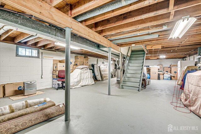 4 Hollis Rd, East Brunswick, NJ 08816 - basement with stairs