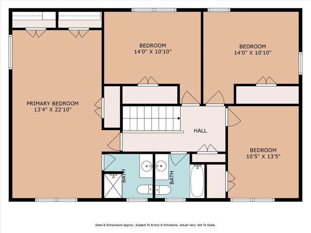4 Hollis Rd, East Brunswick, NJ 08816 - view of floor plan / room layout