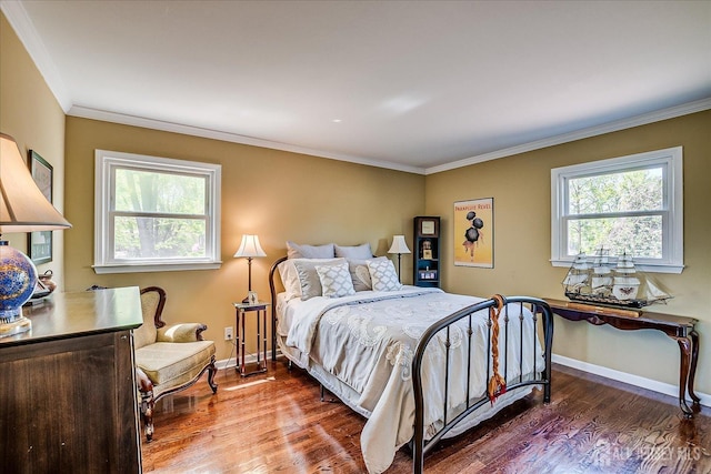 4 Hollis Rd, East Brunswick, NJ 08816 - bedroom with crown molding and wood finished floors
