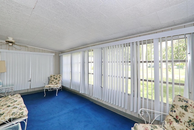 1270 S 9th St S, South Plainfield, NJ 07080 - sunroom / solarium featuring ceiling fan and vaulted ceiling